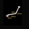 Bath Handle Towel Rail Safety Handle Towel Rail Stainless Steel Non-Slip Handrail Toilet Stairs Barrier-Free Elderly Pregnant Shelf view 2