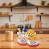 Christmas Tower Box, Party Mix, Gourmet Gift Tower Basket, Gift Basket, Waffle Pretzels, Salted Pistachios, Caramel Corn, Ferroro Rocher view 3