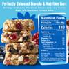 Cooper Street Blueberry Pomegranate Granola Bakes (48 Count)  Individually Wrapped Soft and Chewy Granola Bars Bulk  Low Sodium, Nut & Dairy Free - Perfect As Healthy Bulk Office or Classroom Snacks view 2