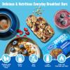 Cooper Street Blueberry Pomegranate Granola Bakes (48 Count)  Individually Wrapped Soft and Chewy Granola Bars Bulk  Low Sodium, Nut & Dairy Free - Perfect As Healthy Bulk Office or Classroom Snacks view 4