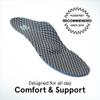 ABEO Max Metatarsal Insoles for Men | Plantar Fasciitis | Orthotics | Arch Support Inserts | Blue 8.5 Medium view 2