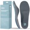 ABEO Neutral Max Insoles for Men | Plantar Fasciitis Relief | Arch Support Inserts | Shoe Insoles Black 14 Medium view 1
