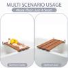 Bathtub Seat for Adults Seniors Disabled Bariatric - Folding Wall Mount Tub Bench/Bathroom Safety Assist/Supports 250 lbs/304 Stainless Steel (Wood, 32 x 15) view 4