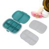 8 Compartments Organizer, Strong Travel Small Organizer Blue for Pocket Purse for Daily Storage Box view 2