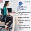 Gel Coccyx Wheelchair Seat Cushion - Tailbone Pressure and Pain Relief - Gel Infused High Density and Resilient Foam with Coccyx Cut Out - 28" x 20" - 4 High Profile - 1 Year Warranty view 2