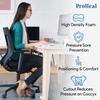 Coccyx Foam Wheelchair Cushion 28" x 20" x 3" - Offers Lower Back Support - Relief for Pressure Sores and Pain - High Density, High Resilient Foam - 1 Year Warranty view 2