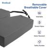 Coccyx Foam Wheelchair Cushion 28" x 20" x 3" - Offers Lower Back Support - Relief for Pressure Sores and Pain - High Density, High Resilient Foam - 1 Year Warranty view 3