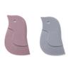 Pan Scraper Silicone Scraper, Penguin Shape Kitchen Cleaning Tool Pans Bowls Baking Washing Cleaning Tools Plate Scraper(Grey+Pink) view 1