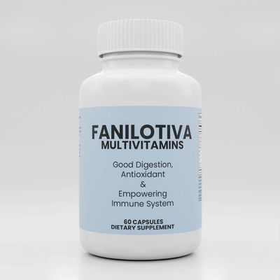 Fanilotiva Multivitamin - Antioxidant and Good Digestion, boosts Your Immune System, Dietary Supplement, 60 Count