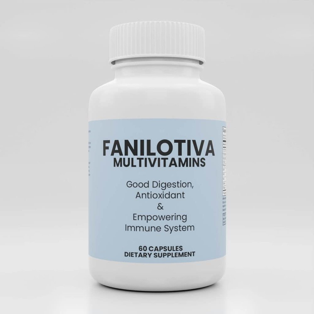 Fanilotiva Multivitamin - Antioxidant and Good Digestion, boosts Your Immune System, Dietary Supplement, 60 Count