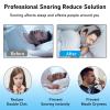 Forzacx Anti Snoring Chin Strap - Light Breathable Cpap Chin Strap Snoring Solution, Comfortable Chin Portion Widen Softer, Efficient Reduce Snoring, Adjustabl Sleep Chin Strap for Men Women - Grey view 2