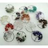 ZTBH Natural Meditation Crystal 30mm Natural Mix Quartz, Crystal, Lapis, 7 Chakra Crystal Stone, Home Decorate Crystal Stone (Metal Color : NO.9) view 3