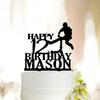 Scooter Birthday Cake Topper With Name and Age, Birthday Cake Topper, Push Scooter Cake Topper, Electric scooter topper,Extreme Scooter view 1