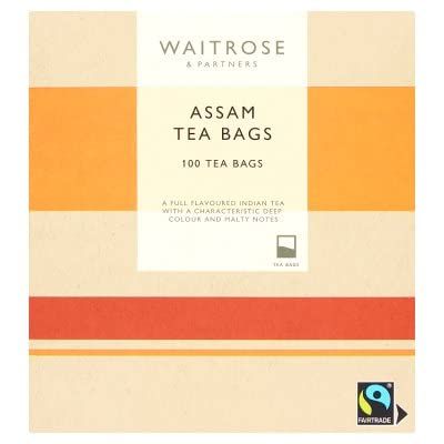 Assam Tea Bags 100 Tea Bags Waitrose 250g