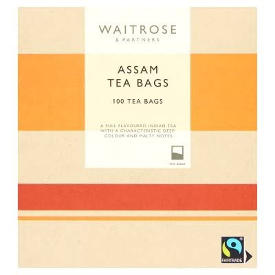 Assam Tea Bags 100 Tea Bags Waitrose 250g