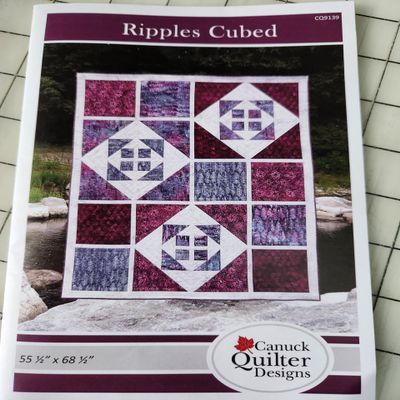 Canuck Quilter Designs Ripples Cubed Pattern, None