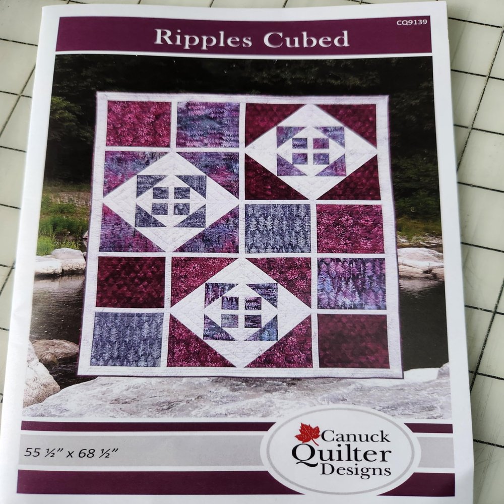 Canuck Quilter Designs Ripples Cubed Pattern, None
