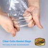AOUKAR Shrink Wrap Bags for Gift Baskets 36Pcs 14x18 Inches Chear PVC Heat Shrink Bags Cellophane Wrap for Packaging Large Bags for Easter, Holiday, Birthday, and Any Occasion view 2