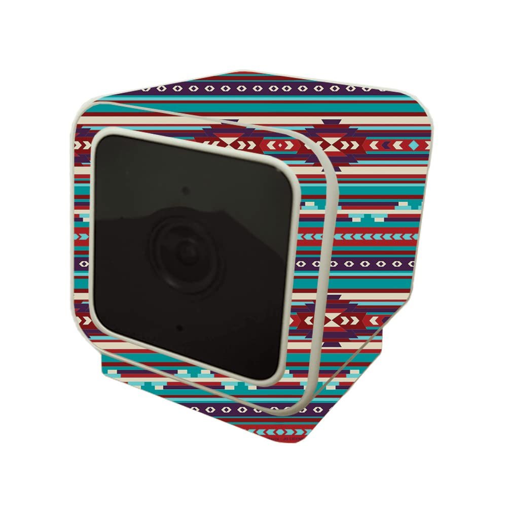 MightySkins Skin Compatible with Wyze Cam V3 - Southwest Stripes | Protective, Durable, and Unique Vinyl Decal wrap Cover | Easy to Apply and Change Styles | Made in The USA