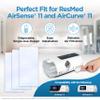 resplabs CPAP Filters Compatible with The ResMed AirSense 11 CPAP Machine, Standard Disposable Filter Replacements - 60 Pack view 2