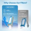 resplabs CPAP Filters Compatible with Philips DreamStation 2 Machine 18 Disposable 9 Reusable Replacement Filter Bulk Pack of 27 view 4