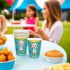 amscan Green Cocomelon Paper Party Cups - 9 oz. | Pack of 8 view 2