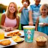 amscan Green Cocomelon Paper Party Cups - 9 oz. | Pack of 8 view 3