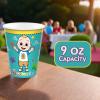 amscan Green Cocomelon Paper Party Cups - 9 oz. | Pack of 8 view 4