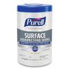 Purell Professional Surface Disinfecting Wipes, 7" x 8", Fresh Citrus, 110 Wipes Per Canister view 1