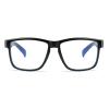 Transition Photochromic Bifocal Reading Glasses for Men Women, blue Square Sports SCycling unglasses Readers 0~+4.00 (0 magnification, blue) view 3