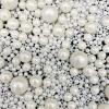 Weraru Edible White Pearl Sugar Sprinkles Candy Mixing Size Baking Edible Cake Decorations Cupcake Toppers Cookie Decorating Celebrations Wedding Shower Party Chirstmas Supplies 130g/ 4.58oz view 3