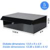 Aimyoo 5 Pack Black Collapsible Gift Box with Magnetic Closure Lids & Rope for Easy Opening 13.8x9x4.3, Bridesmaid Groomsman Proposal Boxes, Rectangle Storage Present Boxes view 4