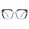 2pcs Transition Photochromic Cat Eye Red Bifocal Reading Glasses For Women,adjustable Vision Sunglasses Reader (200 magnification, 2PCS-BLACK&RED) view 3