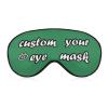 Custom Sleep Mask Personalized Eye Mask for Sleeping Blackout Adjustable Funny Sleeping Mask for Women Men Customized Gifts Travel Seagreen view 1