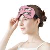 Custom Sleep Mask Personalized Eye Mask for Sleeping Blackout Adjustable Funny Sleeping Mask for Women Men Customized Gifts Travel LightPink view 3