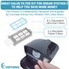 8PCS Replacement Filters for Dream Station 2, Includes 6PCS Disposable Ultra Fine Filters & 2PCS Reusable Pollen Filters Supplies by Everness view 2