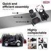 Electric Mobility Scooter for Adults Wheelchair Device for Travel, 4 Wheel Mobility Scooter with Head Light and Rear Brake Light &Charger and Basket Folding Mobility Scooter (White) view 3