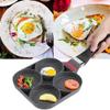 Hbaebdoo Pancake,Eggs Pancake Frying,Non-Stick Fried Egg,4 Holes Crepe for Breakfast Eggs,Kitchen Utensils view 3
