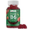 YUM-V'S Vitamin B6 Gummies - High Potency Vitamin B6 100mg - Strawberry Flavor B6 Vitamins Gummies - Nerve & Immune Function, Non GMO Kosher, 60 Count view 1
