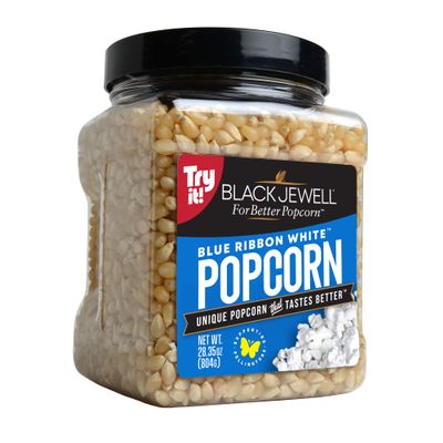 Black Jewell Gourmet Popcorn Kernels, Blue Ribbon White, 28.35oz (Pack of 6)
