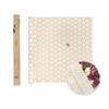 SUPERBEE Beeswax Wrap Roll XL, Reusable Beeswax Wrap for Food, Wrap Roll, Reusable Bees Wrap Paper for Wrapping Vegetables & Cheese, Bowl Covers and Sandwich Wrapping Paper, Hexagonia - 35x13" view 1
