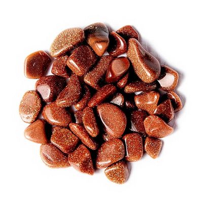 10g Tumbled Copper Goldstone Pebble Chip Gemstone Crystals Gem Rock Specimens