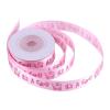 Baby Shower Ribbon, 10yards/roll Stain Ribbon, Cute Ribbon Perfect for DIY Art & Crafts, Gift Wrapping, Hair Bow Clip Accessory Making, Wedding Decor, Boy Girl Baby Shower(its a Girl Ribbon roll) view 3