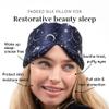 DROWSY Silk Sleep Mask - Face-Hugging, Padded Cocoon for Luxury Sleep in Total Darkness - 100% Pure Mulberry Silk (Cosmic Energy) view 3