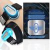 4-18" Inch All-in-One Adjustable & Flexible Dexcom G6 Transmitter Protection Sensor Guard Cover Arm & Leg Band (Teal Blue Satin) view 2