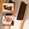 Hand Broom,Horse Hair Brushes,Soft Horsehair Upholstery Brush with Handle,Shop Brush Dustpan,Foxtail Broom,Dust Broom for Bench/Couch/Furniture/Couch/Counter/Bed/Fireplace Ash Dusting,Duster Cleaning view 2