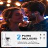 2 Pairs Concert Ear Plugs, Hearprotek Reusable High Fidelity Noise Reduction Music Ear Plugs for Ear Protection-Soft Hearing Protection Earplugs for Concerts, Musicians, Events (Petite Size) view 3