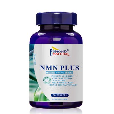 (8 Pack) Esmond Natural: NMN Plus (Changes The Way You Age, 300mg NMN+30mg Trans Resveratrol, Total 9000mg Beta-NMN), GMP, Natural Product Assn Certified, Made in USA - 330mg, 480 Tablets