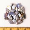 1/4 lb Tumbled Blue Chalcedony Gemstone Crystals 45-55 Stones Gem Rock Specimens view 3