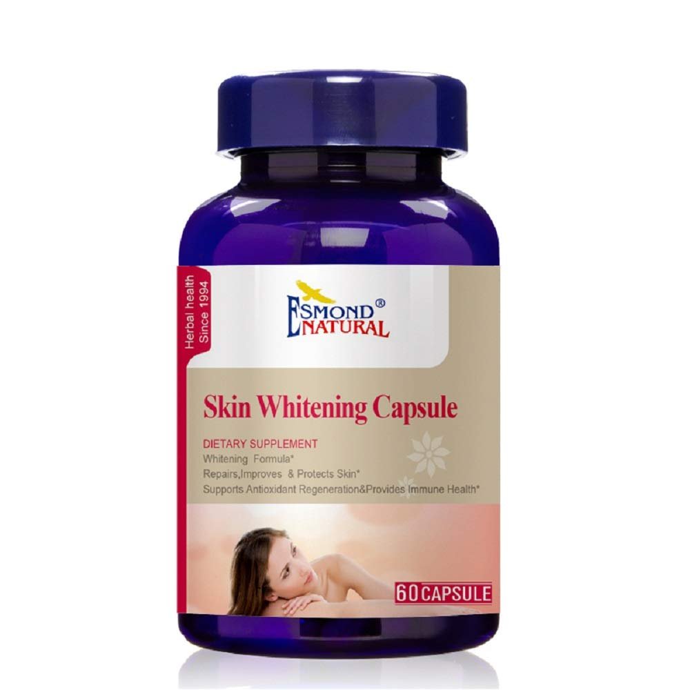 (8 Pack) Esmond Natural: Skin Whitening Capsule (Repairs, Improves & Protects Skin), GMP, Natural Product Assn Certified, Made in USA - 480 Capsules